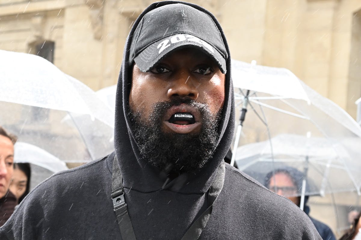 Kanye in balenciaga